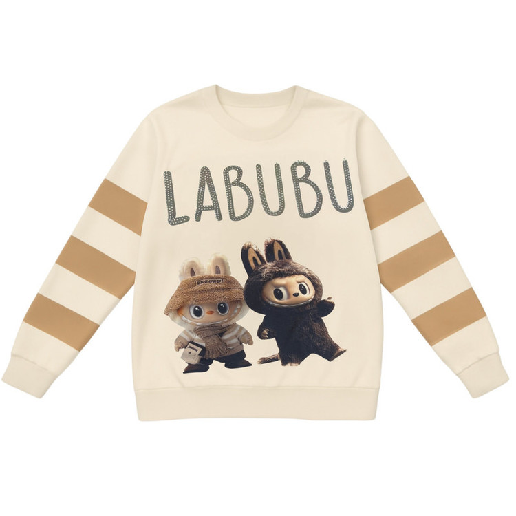 ست سویشرت و شلوار راحتی زنانه مدل labubu9899