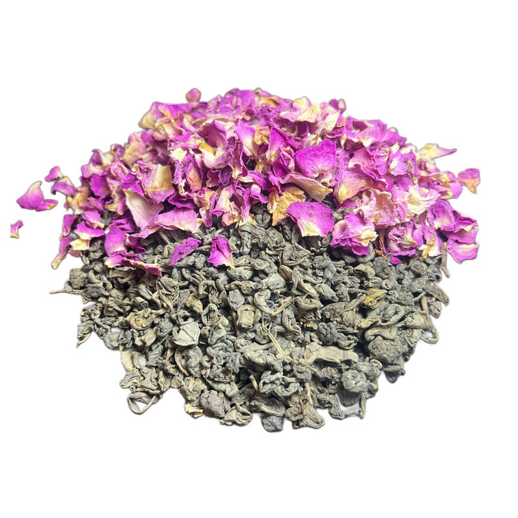 دمنوش گیاهی چای سبز و گل محمدی کد 200